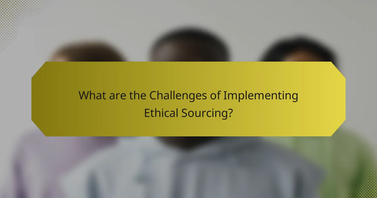 What are the Challenges of Implementing Ethical Sourcing?